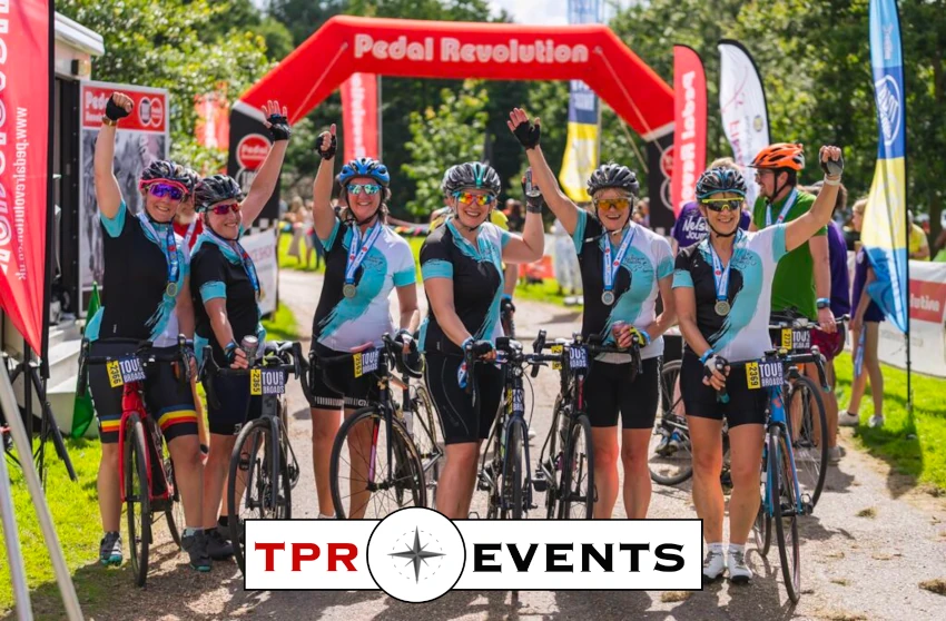 TPR-Events cyclists at a sportive.