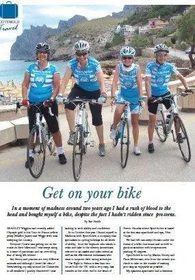 Costwold Essesnce Magazine - Get on your bike - SportActive
