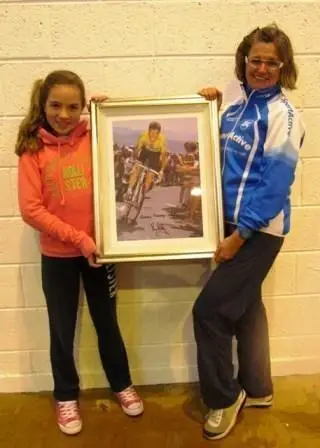 Sean Kelly Tour of Waterford 2014 - Congratulations Elia