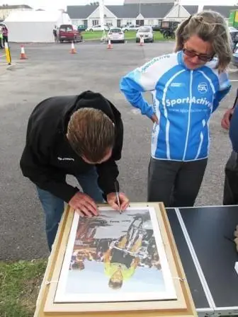 Sean Kelly Tour of Waterford. Dungarvan 24th August 2014 - SportActive prize draw