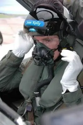 Sean Kelly in Tornado Fighter Cockpit