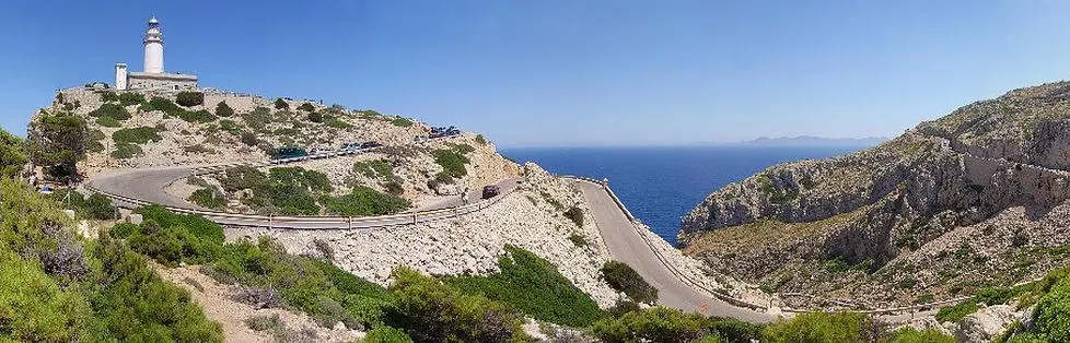 The road to the famous 'Lighthouse' on Cap Formentor is not only a challenging ride with various climbs but one of the most beautiful roads on Mallorca. Don't miss it ! It's stunning.
