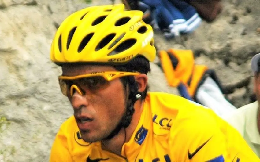 SportActive Cycling Holidays and Training Camps Alberto Contador riding in the Tour de France in 2009 Stage 17 